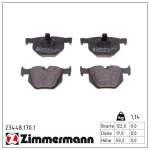 Piduriklotsi komplekt,ketaspidur ZIMMERMANN 23448.170.1