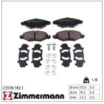 Piduriklotsi komplekt,ketaspidur ZIMMERMANN 23598.180.1