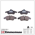 Piduriklotsi komplekt,ketaspidur ZIMMERMANN 23990.205.1
