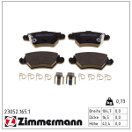 Piduriklotsi komplekt,ketaspidur ZIMMERMANN 23052.165.1