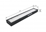 Filter,salongi&otilde;hk BOSCH 1 987 435 060