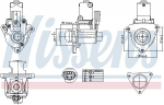 EGR-klapp NISSENS 98510