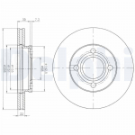 Piduriketas DELPHI BG2272