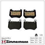 Piduriklotsi komplekt,ketaspidur ZIMMERMANN 26443.175.1