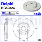 Piduriketas DELPHI BG5282C