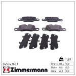Piduriklotsi komplekt,ketaspidur ZIMMERMANN 24554.160.1