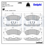 Piduriklotsi komplekt,ketaspidur DELPHI LP1501