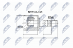Liigendlaager, veov&otilde;ll NTY NPW-KA-315