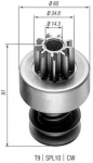 Hammastrummel,starter MAGNETI MARELLI 940113020022