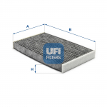 Filter,salongi&otilde;hk UFI 54.319.00