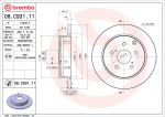 Piduriketas BREMBO 08.C931.11
