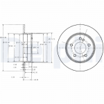 Piduriketas DELPHI BG3326C