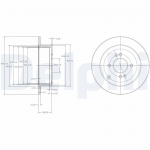 Piduriketas DELPHI BG4097