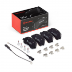Piduriklotsi komplekt,ketaspidur BREMBO P 24 171