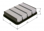 &Otilde;hufilter BOSCH F 026 400 165