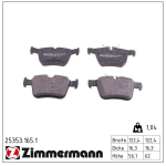 Piduriklotsi komplekt,ketaspidur ZIMMERMANN 25353.165.1