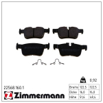 Piduriklotsi komplekt,ketaspidur ZIMMERMANN 22568.160.1