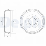 Piduritrummel DELPHI BF569