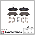 Piduriklotsi komplekt,ketaspidur ZIMMERMANN 24595.185.2