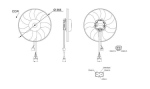 Ventilaator,mootorijahutus MAHLE CFF 187 001S