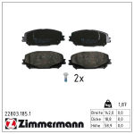 Piduriklotsi komplekt,ketaspidur ZIMMERMANN 22803.185.1