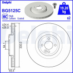 Piduriketas DELPHI BG5125C