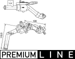 Jahutusvedeliku regulaatorklapp MAHLE CV 8 000P