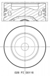 Kolvid MAHLE 028 PI 00116 000