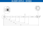Pidurivoolik ATE 24.5281-0372.3