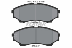 Piduriklotsi komplekt,ketaspidur TEXTAR 2435301