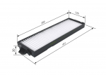 Filter,salongi&otilde;hk BOSCH 1 987 432 096