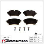 Piduriklotsi komplekt,ketaspidur ZIMMERMANN 22308.175.1