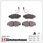 Piduriklotsi komplekt,ketaspidur ZIMMERMANN 23602.195.1