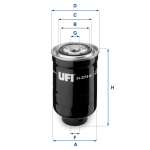 K&uuml;tusefilter UFI 24.374.00