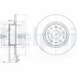 Piduriketas DELPHI BG3076