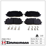Piduriklotsi komplekt,ketaspidur ZIMMERMANN 25861.170.2