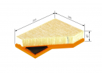 &Otilde;hufilter BOSCH 1 457 433 100