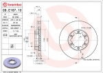 Piduriketas BREMBO 09.E167.10