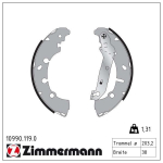Piduriklotside komplekt ZIMMERMANN 10990.119.0