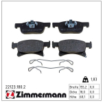 Piduriklotsi komplekt,ketaspidur ZIMMERMANN 22123.180.2