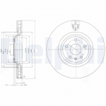 Piduriketas DELPHI BG9054