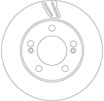 Piduriketas TRW DF6876