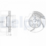 Piduriketas DELPHI BG9950