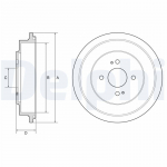 Piduritrummel DELPHI BF614