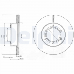 Piduriketas DELPHI BG2495