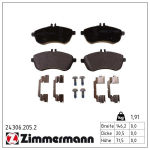 Piduriklotsi komplekt,ketaspidur ZIMMERMANN 24306.205.2