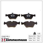 Piduriklotsi komplekt,ketaspidur ZIMMERMANN 23183.195.1