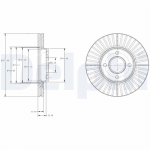 Piduriketas DELPHI BG4117