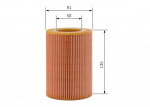 &Otilde;hufilter BOSCH 1 457 433 044