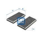Filter,salongi&otilde;hk UFI 54.283.00